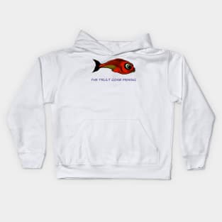 Gone fishing Kids Hoodie